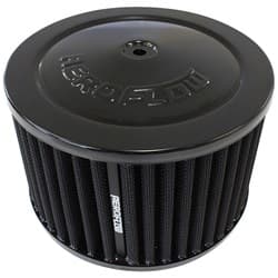6-3/8" X 4" AIR CLEANER ASSY 5-1/8" NECK, BLACK, COTTON