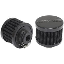1/2" UNIV CLAMP ON FILTER 2" O.D,1-1/2" H,BLACK TOP
