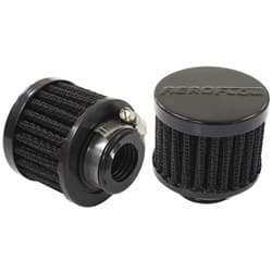 3/4" UNIV CLAMP ON FILTER 2" O.D,1-1/2" H,BLACK TOP