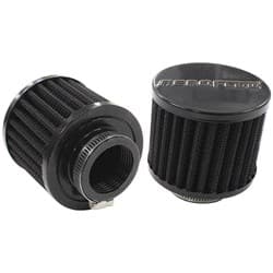 1-3/8" UNIV CLAMP ON FILTER 3" O.D,2-1/2" H, BLACK TOP