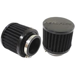 1-3/4" UNIV CLAMP ON FILTER 3" O.D,2-1/2" H, BLACK TOP