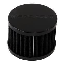 1-1/4" PUSH IN BREATHER FILTER3" O.D,2-1/2" H,BLACK TOP