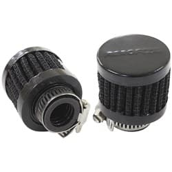 9/16" UNIV CLAMP ON FILTER 1-3/8" O.D,1-1/8" H,BLACK TOP