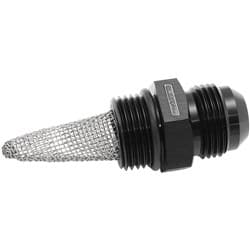 OIL SYSTEM FILTER SCREEN -12ANTO -12 ORB FITTING DRY SUMP BLACK Aeroflow - AF 237-12-12
