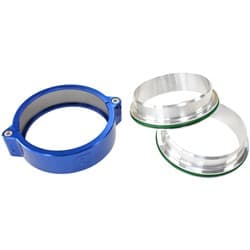 2.0" BILLET INTERCOOLER CLAMPSSTAINLESS STEEL BLUE CLAMP