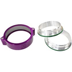 2.0" BILLET INTERCOOLER CLAMPSSTAINLESS STEEL PURPLE CLAMP