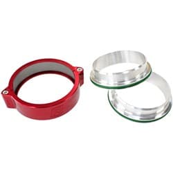 2.0" BILLET INTERCOOLER CLAMPSSTAINLESS STEEL RED CLAMP