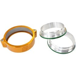 5.0" BILLET INTERCOOLER CLAMPSSTAINLESS STEEL GOLD CLAMP