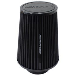 3 CLAMP-ON TAPERED FILTER 4.6" 6 O.D, 7.5 HIGH BLACK COT