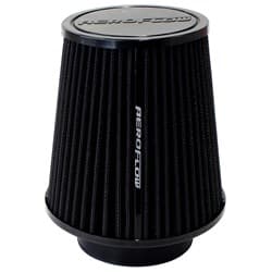 3-1/2 CLAMP-ON TAPERED FILTER 4.6-6.1 O.D, 6.1 HIGH BLACK