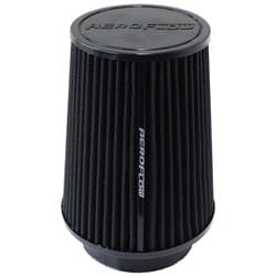 4" CLAMP-ON ROUND FILTER 5.9 O.D, 7.3 HIGH BLACK COTTON