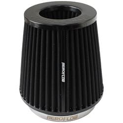 5" CLAMP-ON INV TAPERED FILTER4.5 / 6.5 O.D, 6" H BLACK