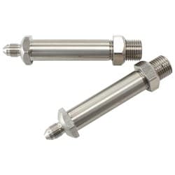 SS 2-3/8" THRU FRAME FITTINGS X 2 1/8" NPT TO -3AN
