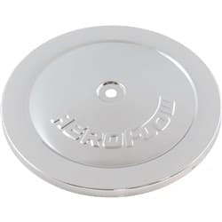 6-3/8" CHROME STEEL TOP PLATE LID AIR FILTER Aeroflow - AF 2851-0622