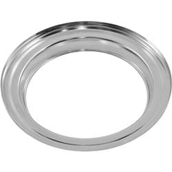 7" AIR CLEANER BASE ONLY 5-1/8 FLAT BASE CHROME Aeroflow - AF 2851-0700