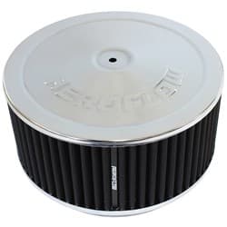 9" X 4" AIR CLEANER ASSEMBLY7-5/16" FLAT BASE CHROME COTTO
