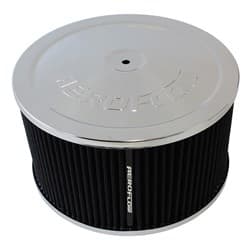9" X 5" AIR CLEANER ASSEMBLY7-5/16" FLAT BASE CHROME COTTO