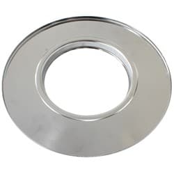 14" AIR CLEANER BASE ONLY FLAT BASE CHROME 7-5/16"