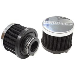 3/4" UNIV CLAMP ON FILTER 2" O.D,1-1/2" H,CHROME TOP