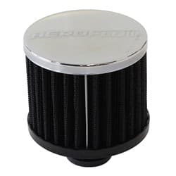 1-3/8" UNIV CLAMP ON FILTER 3" O.D,2-1/2" H,CHROME TOP
