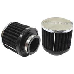 1-1/2" UNIV CLAMP ON FILTER 3" O.D,2-1/2" H,CHROME TOP