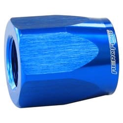 HOSE END SOCKET ALLOY -6AN BLUE SUIT BRAIDED HOSE