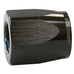 HOSE END SOCKET ALLOY -16AN BLACK SUIT BRAIDED HOSE