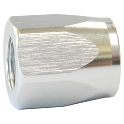 HOSE END SOCKET ALLOY -16AN SILVER SUIT BRAIDED HOSE