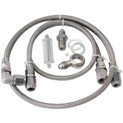 TURBO FEED OIL LINE KIT BARRA 30 MICRON FILTER FORD BA-BF