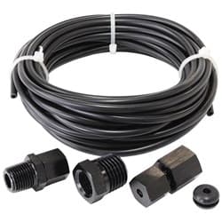 12-FT NYLON TUBING 1/8" DIA INCLUDES FITTINGS