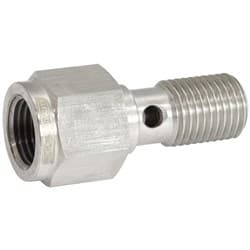 BANJO BOLT 3/8" x 24 UNF WITH 1/8" NPT PORT S/S