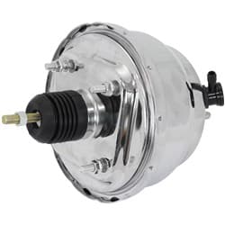 GM BRAKE BOOSTER 8" CHROME DUAL DIAPHRAM