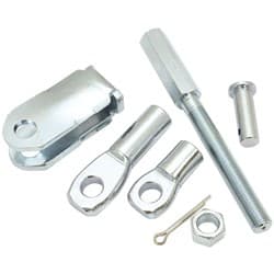 BRAKE BOOSTER EXTENSION ROD CLEVIS KIT STEEL 4-3/4" LONG
