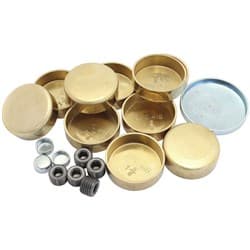 SBC 350 400 WELSH PLUG KIT CHEVY SB BRASS
