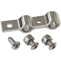 DUAL HARDLINE CLAMP 1 X 3/8" AND 1 X 3/8" WITH BRACKET
