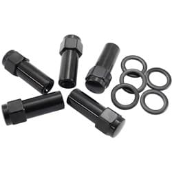 M14 X 1.50mm 1.38" SHANK CLOSED WHEEL NUTS BLACK (5)