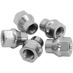 CONICAL ET OPEN NUTS M12x1.50 CHROME M12 x 1.50mm WHEEL (5)