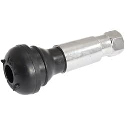 RUBBER PULL THRU VALVE STEM SINGLE CHROME 7/16" HOLE