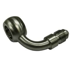-4AN 90 DEG BANJO 12MM STAINLESS