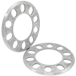 SLIP ON WHEEL SPACERS 5/16" 7.9mm PAIR ALLOY 5x 4.5"-5" BC