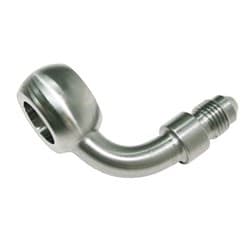 -3AN 90 DEG BANJO 10MM 3/8 STAINLESS MALE -3AN