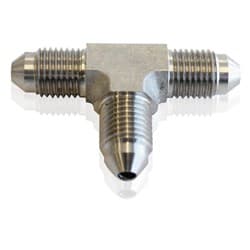 S/S -4AN MALE AN TEE PIECE STAINLESS STEEL
