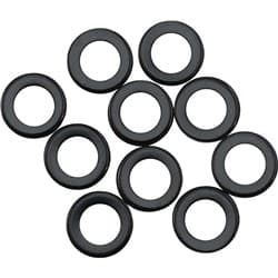 M8 FLAT WASHER 13.6mm OD 2mm THICK 10 PACK 8470 BLK Aeroflow - AF 33-02-0001