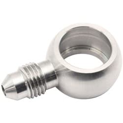 14MM 9/16" BANJO TO -3AN STAINLESS STEEL BRAKE MASTER Aeroflow - AF 330-03