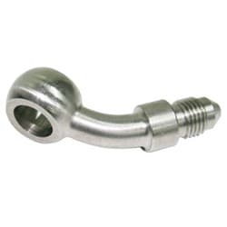 -3AN 45 DEG BANJO 10MM 3/8 STAINLESS