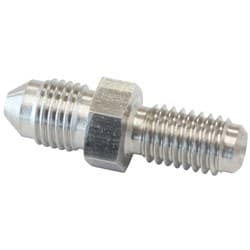 Male -3AN to M8 x 1.25 thread dual seat adapter