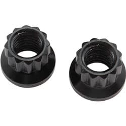 M8 x 1.25 NUT 13.6mm HEAD 10mm 2 PACK M8x1.25 12 POINT HEAD 8740 Aeroflow - AF 34-02-0010-