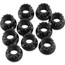 M10 x 1.50 NUT 17.8mm HEAD 12m 10 PACK M10x1.50 12 POINT HEAD 8740 Aeroflow - AF 34-04-0010