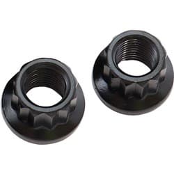 M11 x 1.25 NUT 20.8mm HEAD 14m 2 PACK M11x1.25 12 POINT HEAD 8740 Aeroflow - AF 34-05-0010-