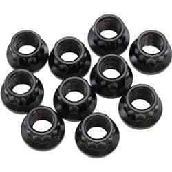 M11 x 1.25 NUT 20.8mm HEAD 14m 10 PACK M11x1.25 12 POINT HEAD 8740 Aeroflow - AF 34-05-0010